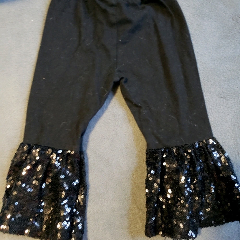 3 month sparkly bell bottoms